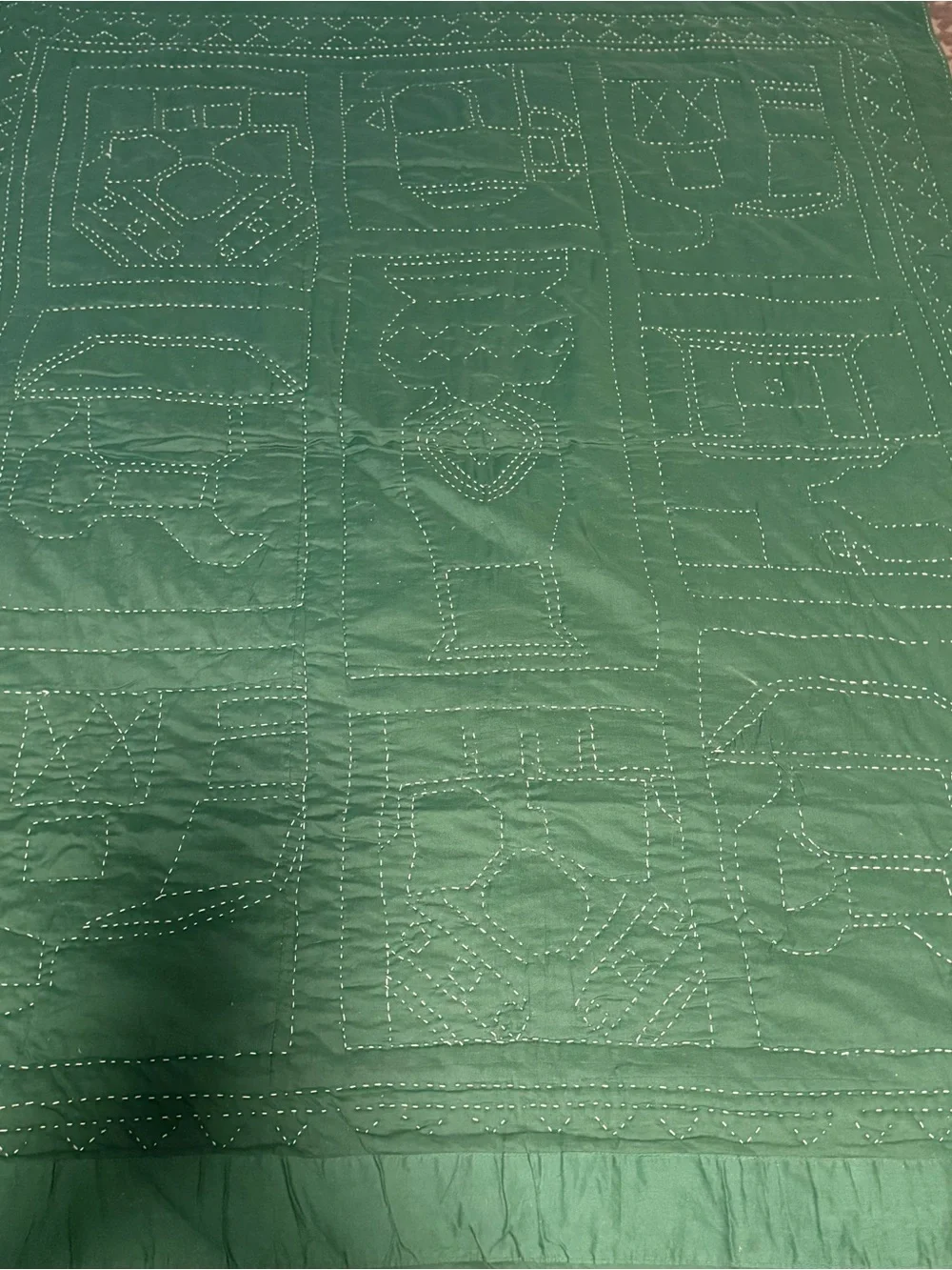 Vintage Christmas HANDMADE Quilt Sampler Christmascore Cabin Cottage farmhouse